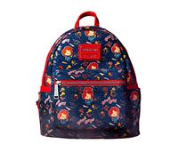 Loungefly Chucky Denim AOP Mini Backpack, Horror Cosplay, Blue, Standard