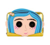 Loungefly Coraline 15th Anniversary Doll Cosplay Zip Around Wallet