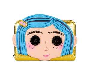 Loungefly Coraline 15th Anniversary Doll Cosplay Zip Around Wallet