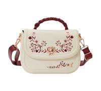 Loungefly Cream & Red Floral Crossbody Bag