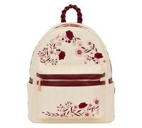 Loungefly Cream & Red Floral Mid-Size Backpack
