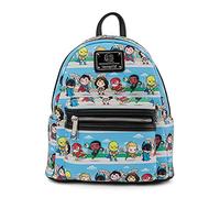 Loungefly DC Comics Superheroes Chibi Lineup Womens Double Strap Shoulder Bag Purse