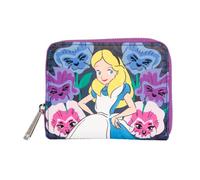 Loungefly Disney Alice in Wonderland Alice & Flowers Zip Wallet