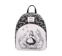 Loungefly Disney Alice In Wonderland Black & White Mini Backpack BLACK NONE