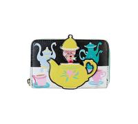 Loungefly Disney Alice In Wonderland Unbirthday Zip Around Wallet Yellow