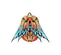 Loungefly Disney Avatar 2 Taruk Banshee Moveable Wings Mini Backpack Orange