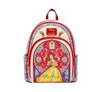 Loungefly Disney Beauty and the Beast Belle Stained Glass Portrait Mini Backpack - BoxLunch Exclusive RED NONE