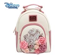 Loungefly Disney Beauty and The Beast Floral Sketch Mini Backpack Multicolor