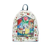 Loungefly Disney Beauty And The Beast Stained Glass Mini Backpack DARK BLUE NONE