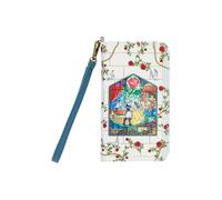 Loungefly Disney Beauty And The Beast Stained Glass Tech Wallet DARK BLUE NONE