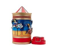 Loungefly Disney Brave Little Tailor Mickey & Minnie Carousel Crossbody Bag Metallic