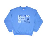 LOUNGEFLY Disney Dogs And Cats Oversized Crewneck Sweatshirt