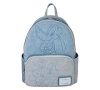 Loungefly Disney: Dogs & Cats Faux Denim Mini Backpack