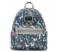 Loungefly Disney Dogs Mini-Backpack Handbag All Over Print Lady Tramp Dalmatians