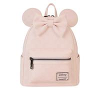 Loungefly Disney Minnie Mouse Candy Pink Textured Checkered Mini Backpack
