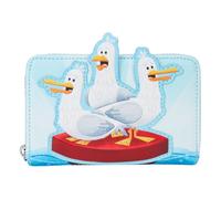Loungefly Disney Finding Nemo Seagulls Mine Mine Mine Zip Around Wallet, Multicolor, One Size, Zip Around