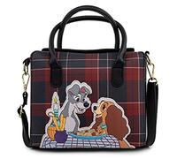 Loungefly Disney Lady And The Tramp Plaid Dinner Crossbody
