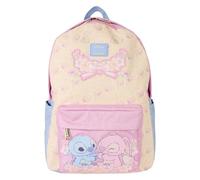 Disney: Stitch & Angel All-Over Print Nylon Full-Size Backpack