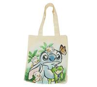 Loungefly Disney Lilo And Stitch Springtime Stitch Canvas Tote Bag