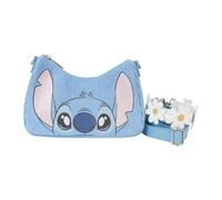 Loungefly Disney Lilo and Stitch Springtime Stitch Daisy Handle Crossbody Bag Blue