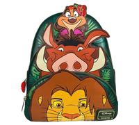 Loungefly Disney Lion King Triple Pocket Three Friends Mini Backpack Double Strap, Multicolor, Mini, Mini Backpack