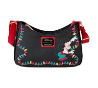 Loungefly Disney Mickey and Friends Christmas Light Decorations Crossbody Bag, Multi, One Size