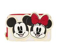 Loungefly Disney Mickey and Friends Holiday Zip Around Card Holder