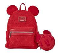 LOUNGEFLY Mickey Mouse Ears Burnout Mini Backpack - Disney