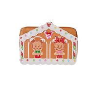 Loungefly Disney: Mickey Mouse & Friends Gingerbread House Zip Around Wallet
