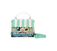 Loungefly Disney Mickey & Minnie Date Night Diner Cross Body Bag Blue