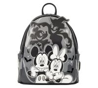 Loungefly Disney: Mickey & Minnie - Ghost - Light-Up and Glow-in-the-Dark - Mini Backpack - Collectible Bags