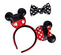 Loungefly Disney Mickey Mouse and Minnie Mouse Valentines Ears Headband