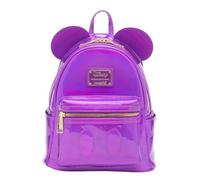 Loungefly Disney Mickey Mouse Holographic Series Womens Backpack - Amethyst