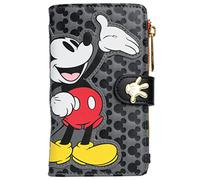 Loungefly Disney Mickey Mouse Wallet Snap Flap Clutch, Multicolor