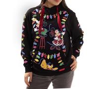 Loungefly Disney Mickey's Light Up Decorations Hooded Sweatshirt Small