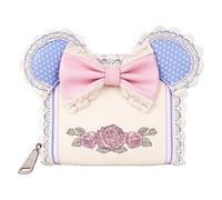 Loungefly Disney Minnie Floral and Lace Ears Zip Around Wallet