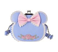 Loungefly Disney Minnie Floral and Lace Kisslock Crossbody Bag