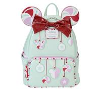Loungefly Disney Minnie Holiday Peppermint Ornaments Mini Backpack