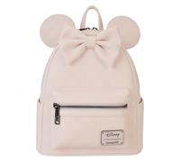 Loungefly Disney Minnie Mouse Candy Pink Textured Checkered Mini Backpack