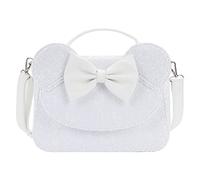 Loungefly Disney Minnie Sequin Wedding Crossbody Bag Minnie Mouse One Size, White, One Size