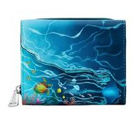 Loungefly Disney Moana Ocean Triple Wallet - Princess Vaiana - Wallet for Women - Official Merchandise