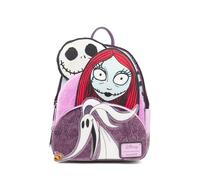 Loungefly Disney Nightmare Before Christmas Glow in the Dark Jack, Sally and Zero Womens Backpack, Multicolor, One Size, Wdbk3801