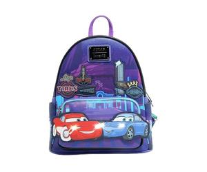 Loungefly Disney Pixar Cars Lightning McQueen & Sally Nighttime Light-Up Mini Backpack - BoxLunch Exclusive MULTI NONE