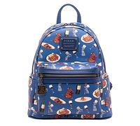 Loungefly Disney Pixar Ratatouille Remy and Emile Allover Print Women's Double Strap Shoulder Bag Purse, Multicolor