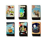 Loungefly - Disney Pixar - VHS Tapes - Mystery Enamel Pin - 1 Of 6 to Collect - Styles Vary - Wall-E - Blind Box Enamel Pins - Cute Collectable Novelty Brooch - for Backpacks & Bags - Gift Idea