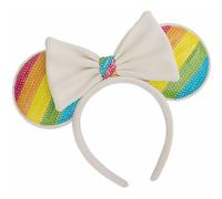 Loungefly Disney Rainbow Minnie Ears Headband Yellow