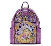 Loungefly Disney: Rapunzel Stained Glass Collection Mini Backpack - Disney Princesses - Amazon Exclusive - Premium Vegan Leather - Gift Idea - Official Merchandise - for Boys, Girls Men and Women