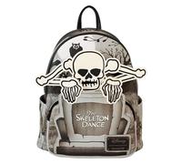 Loungefly Disney Skeleton Dance Womens Double Strap Shoulder Bag Purse, Multi, One Size, Mini Backpack