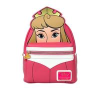 Loungefly Disney Sleeping Beauty Aurora Cosplay Womens Double Strap Shoulder Bag Purse, Pink, M