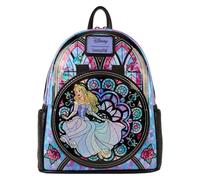 Loungefly Disney: Sleeping Beauty Stained Glass Collection - Mini Backpack - Disney Princesses - Amazon Exclusive - Premium Vegan Leather - Gift Idea - Official Merchandise - for Boys, Girls